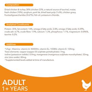 IAMS 3kg Advanced Nutrition 1+ Years Dry Cat Food with Fresh Chicken - gallery image 5