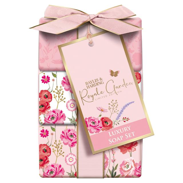 Baylis & Harding Royale Garden 3 x 100g Luxury Soap Gift Set, Limited Edition - gallery image 1