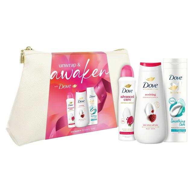 Dove 3 x Awaken Beauty Bag Gift Set - gallery image 1