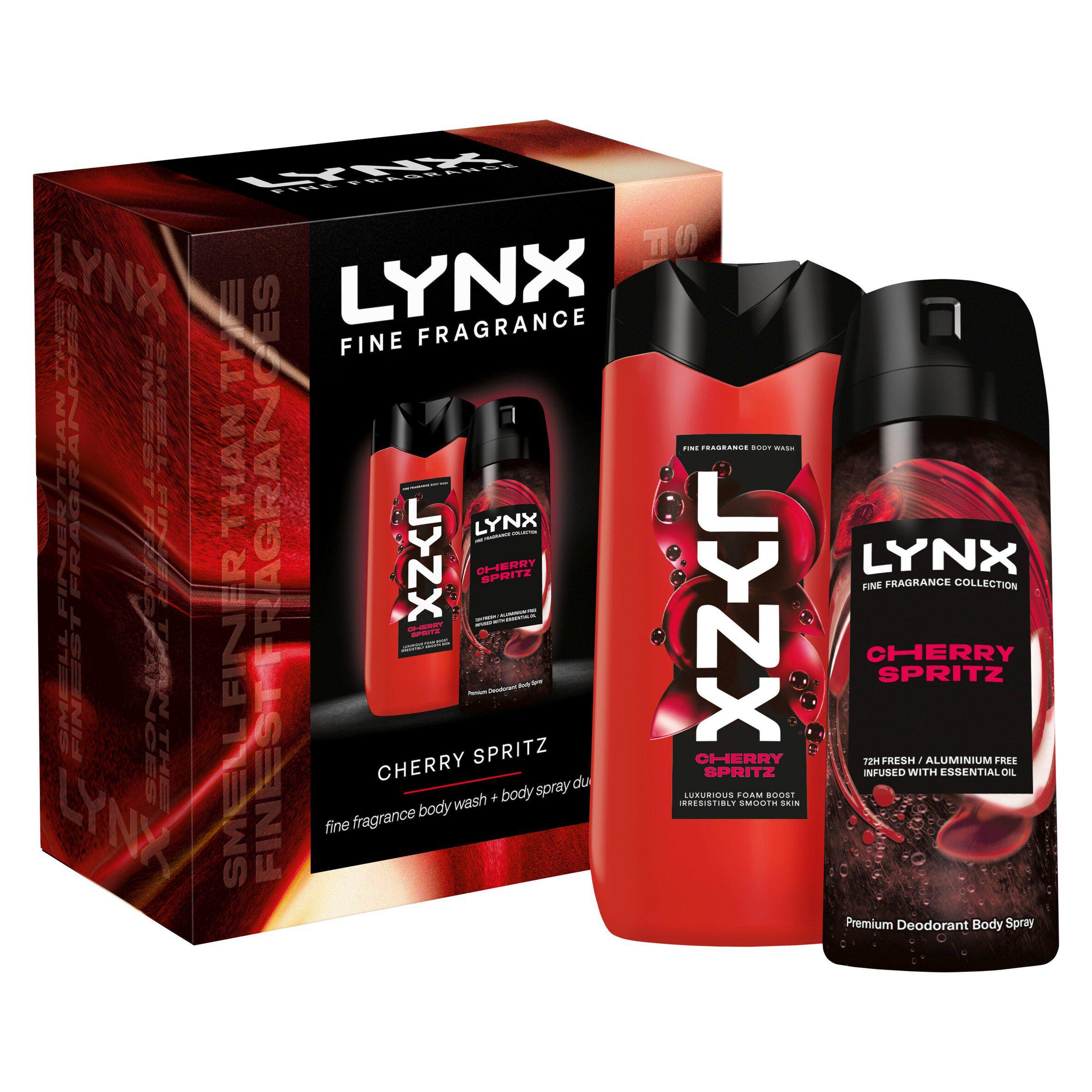 Lynx 2 x Fine Fragrance Cherry Spritz Gift Set | Sainsbury's