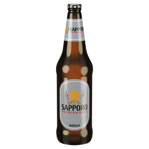 Sapporo 660ml Premium Beer Bottle