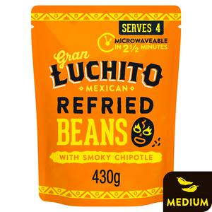 Gran Luchito 430g Mexican Refried Beans with Smoky Chipotle
