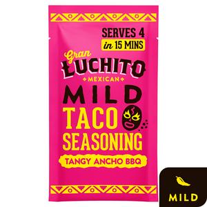 Gran Luchito 28g Mexican Tangy Ancho BBQ Mild Taco Seasoning