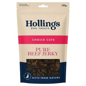 Hollings 100g Pure Beef Jerky Dog Treats