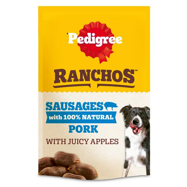 Pedigree Ranchos 60g 100% Natural Pork Sausages Dog Treats - gallery image 1