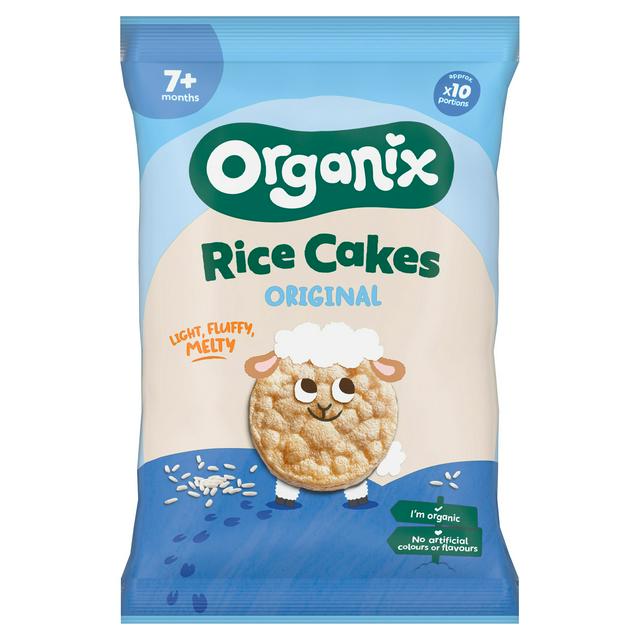 Organix 40g 7+ Months Original Baby Rice Cakes Snacks - gallery image 1