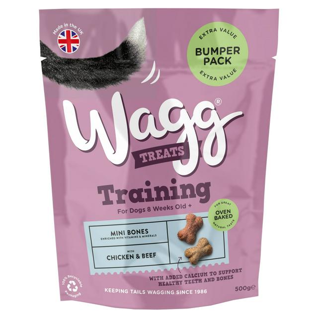 Wagg 500g Chicken & Beef Training Dog Treats - gallery image 1