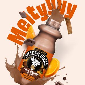 Shaken Udder 330ml Chocolate Orange Milkshake, Limited Edition - gallery image 5