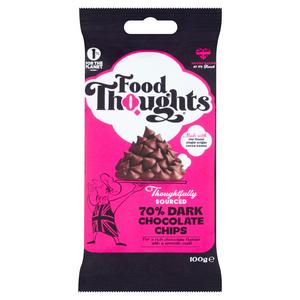 Food Thoughts 100g 70% Dark Chocolate Chips