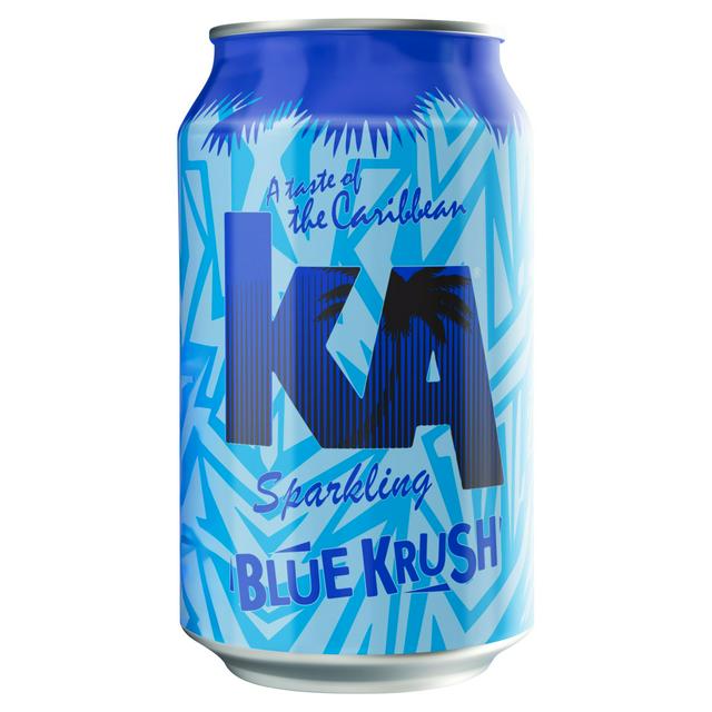 KA 330ml Sparkling Blue Krush Soft Drink - gallery image 1