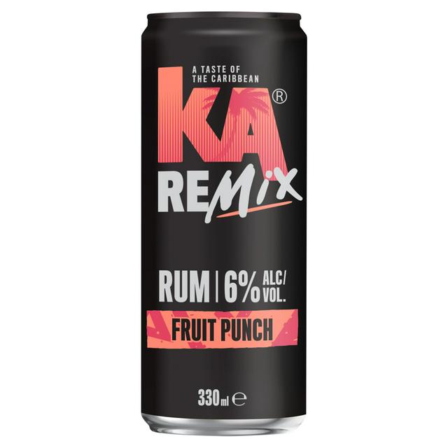 KA Remix 330ml Fruit Punch Rum Can - gallery image 1