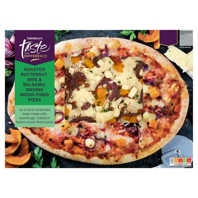 Sainsbury's 429g Brie & Butternut Pizza, Taste the Difference - gallery image 1