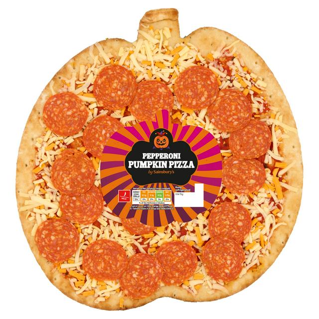 Sainsbury's 428g Pepperoni Pumpkin Pizza - gallery image 1