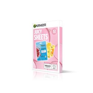 Garnier Juicy Sheets Complete Face & Eye Tissue Mask Trio Gift Set - gallery image 2