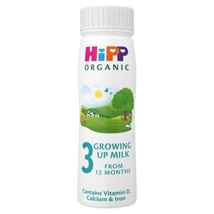 HiPP Organic 3 Growing up Baby Milk Ready to Feed Liquid Formula, From 12th Months, 200ml - gallery image 2
