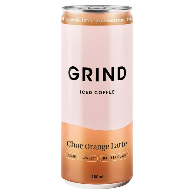 Grind 250ml Chocolate Orange Latte Iced Coffee, Special Edition - gallery image 1