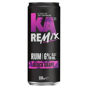 KA Remix 330ml Black Grape Rum Can