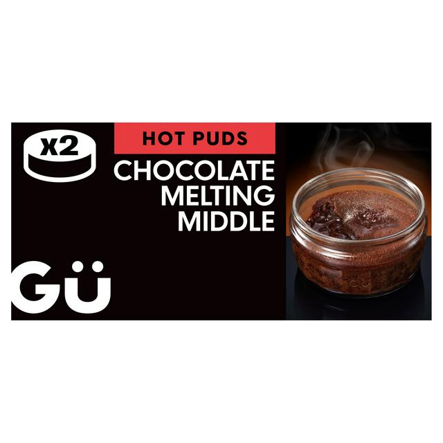 Gü 2 x 90g Chocolate Melting Middle Hot Puddings - gallery image 1