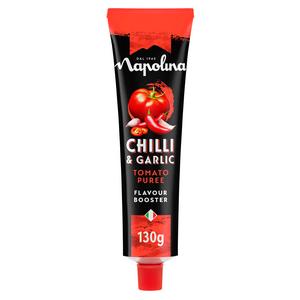 Napolina 130g Chilli & Garlic Tomato Puree - gallery image 2