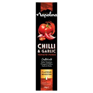 Napolina 130g Chilli & Garlic Tomato Puree