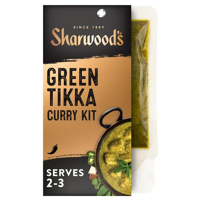 Sharwood's Chef's Special 250g Green Tikka Indian Curry Sauce Meal Kit - gallery image 1