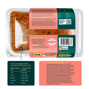 Bella + Duke 400g Turkey + Grass Fed Complete Raw Lamb Adult Dog Food - gallery image 2