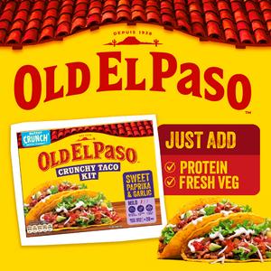 Old El Paso 287g Sweet Paprika & Garlic Crunchy Taco Kit - gallery image 2