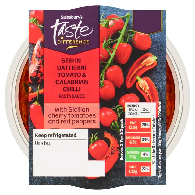 Sainsbury's 150g Stir In Tomato & Chilli Pasta Sauce, Taste the Difference - gallery image 1