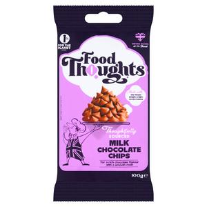 Food Thoughts 100g Milk Chocolate Chips