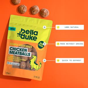 Bella + Duke 225g Chicken Meatballs Dog Food - gallery image 4