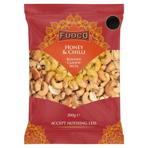 Fudco 200g Honey & Chilli Roasted Cashew Nuts