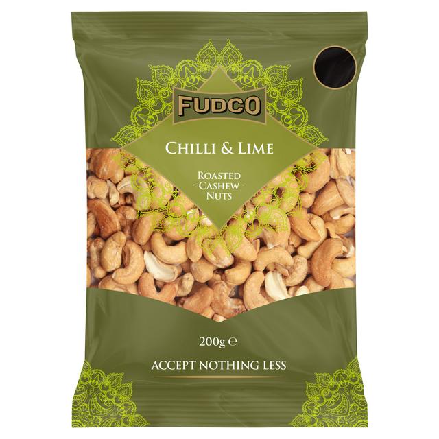 Fudco 200g Chilli & Lime Roasted Cashew Nuts - gallery image 1