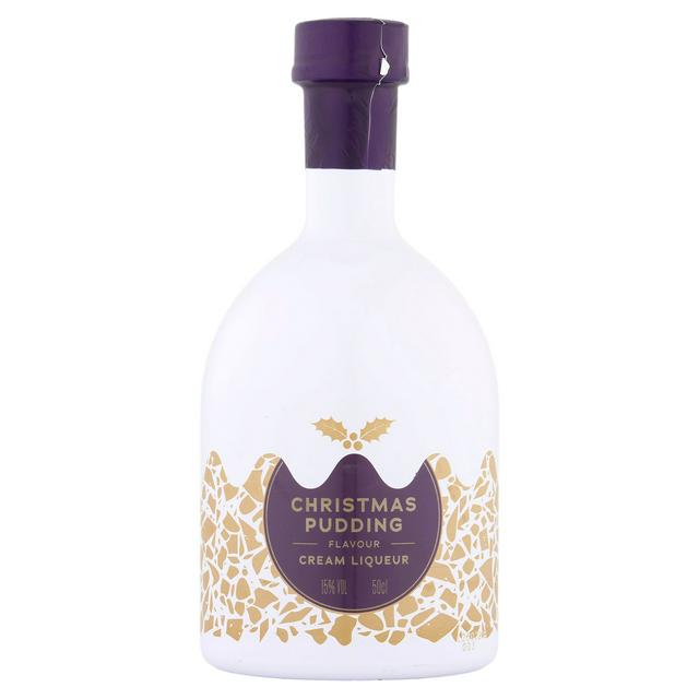 Sainsbury's 50cl Christmas Pudding Flavour Cream Liqueur, Taste the Difference - gallery image 1