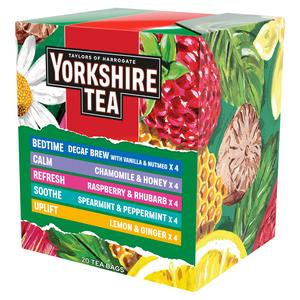 Yorkshire Tea 20 x Fruit & Herbal Selection Pack Enveloped Tea Bags - gallery image 2