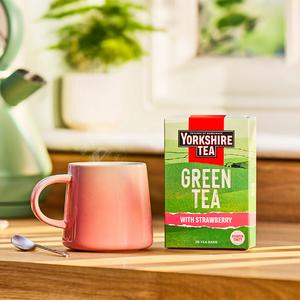 Yorkshire Tea 20 x Strawberry Green Tea Bags - gallery image 3