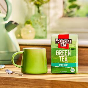 Yorkshire Tea 20 x Mint Green Tea Bags - gallery image 3