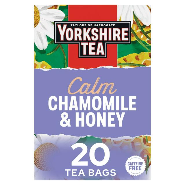 Yorkshire Tea 20 x Calm Chamomile & Honey Herbal Tea Bags - gallery image 1