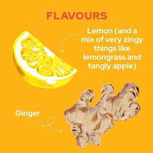 Yorkshire Tea 20 x Uplift Lemon & Ginger Fruit & Herbal Tea Bags - gallery image 5