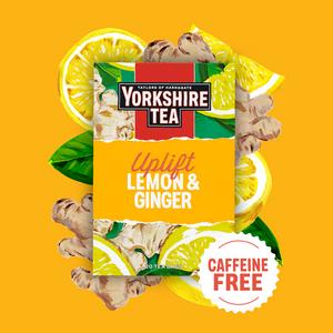 Yorkshire Tea 20 x Uplift Lemon & Ginger Fruit & Herbal Tea Bags - gallery image 6