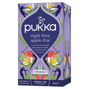 Pukka 20 x Organic Night Time Chamomile, Apple & Cinnamon Sleep Tea Bags 36g - gallery image 2