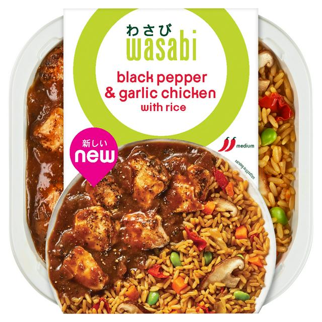 Wasabi 400g Black Pepper & Garlic Chicken with Rice - gallery image 1