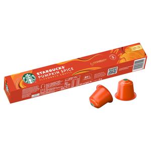 Starbucks 51g Pumpkin Spice Latte Flavoured Blonde Roast Coffee by Nespresso Coffee Pods, Limited Edition - gallery image 2