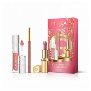 L'Oréal Paris 3 x You're Worth It Lip Makeup Gift Set - gallery image 2