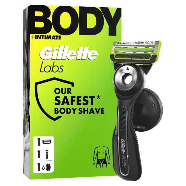 Gillette Labs Body + Intimate Razor for Men with Magnetic Shower Hanger - gallery image 1