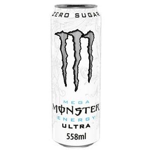 Monster 558ml Ultra Mega Zero Sugar Energy Drink Resealable Can
