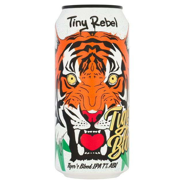 Tiny Rebel 440ml Tiger's Blood IPA Beer Can - gallery image 1