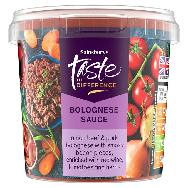 Sainsbury's 350g Bolognese Pasta Sauce, Taste the Difference - gallery image 1