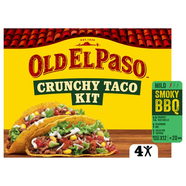 Old El Paso 292g Smoky BBQ Crunchy Taco Kit - gallery image 1
