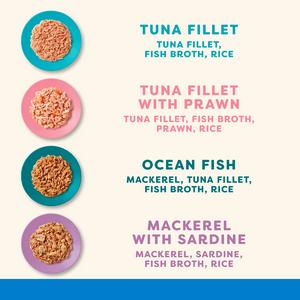 Applaws 24 x 70g Fish Selection in Broth Tins Natural Wet Cat Food - gallery image 2