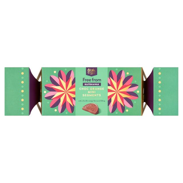 Sainsbury's Free From 90g Chocolate Orange Mini Segments Cracker - gallery image 1
